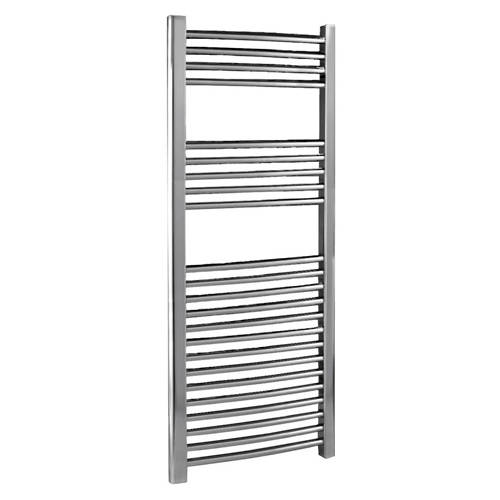 Larger image of Ultra Radiators Curved Heated Towel Rail (Chrome). 500x1100mm. 1222 BTU.