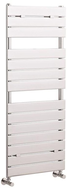 Hudson Reed Flat Panel Towel Radiator. 1213X500 (Chrome). 1552 Btus.