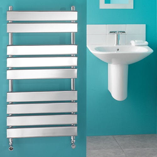 Example image of Ultra Designer Radiators Alberta Radiator (Chrome). 500x950mm.