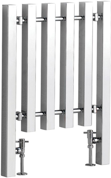 Larger image of Hudson Reed Radiators Kwai Radiator (Chrome). 600x800mm. 1589 BTU.