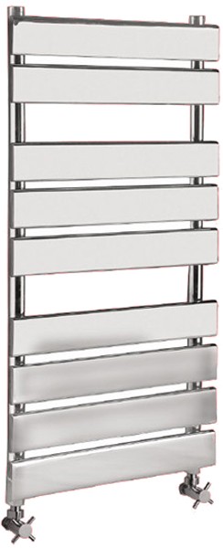 Hudson Reed Radiators Heated Towel Rail (Chrome). 500X950mm. 1159 Btu.