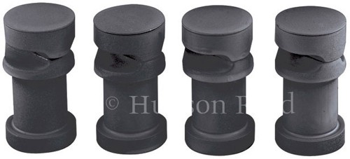 Larger image of Hudson Reed Radiators 4 x Revive Horizontal Radiator Brackets (Anthracite).