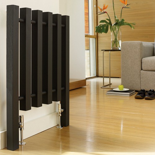 Example image of Hudson Reed Radiators Kwai Radiator 600x800 (Anthracite). 1715 BTU.