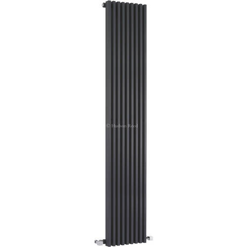 Larger image of Hudson Reed Radiators Parallel Designer Radiator (Anthracite). 342x1800mm.