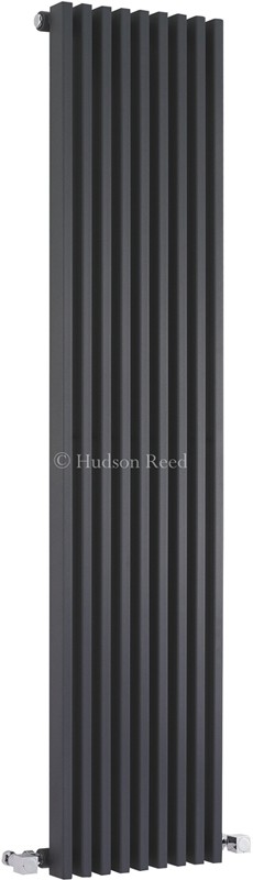 Larger image of Hudson Reed Radiators Parallel Designer Radiator (Anthracite). 342x1500mm.
