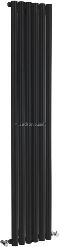 Larger image of Hudson Reed Radiators Savy Radiator (Black). 354x1800mm. 3971 BTU.