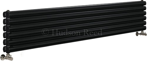 Larger image of Hudson Reed Radiators Revive Radiator (Black). 1800x354mm. 4677 BTU.
