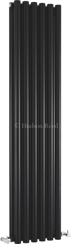 Larger image of Hudson Reed Radiators Savy Double Radiator (Black). 354x1500mm.