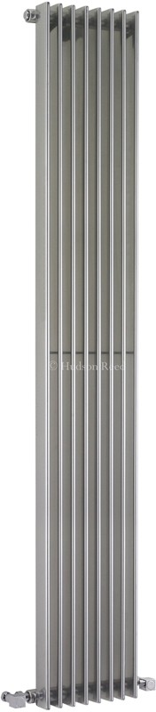 Larger image of Hudson Reed Radiators Fin Radiator (Silver). 304x1800mm. 5186 BTU.