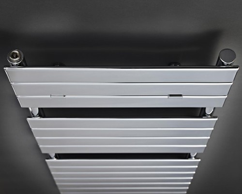 Example image of Hudson Reed Flat Panel Towel Radiator. 1213x500 (White).