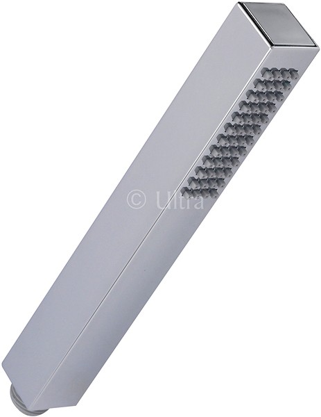 Nuie Component Square Shower Handset (Chrome).