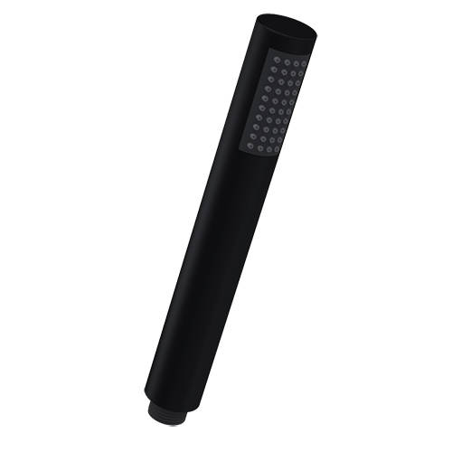 Nuie Black Showers Round Shower Handset (Matt ).
