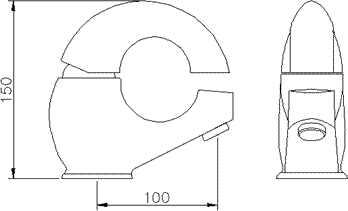 Technical image of Ultra Hola Basin & Bath Shower Mixer Tap Set (Free Shower Kit).