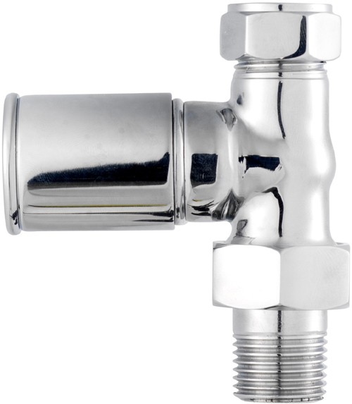 Larger image of Towel Rails Modern Straight Radiator Valves (Pair).