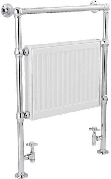 Larger image of HR Traditional Duchess Towel Radiator. 936x685 (Chrome & White).