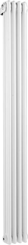 Larger image of Hudson Reed Colosseum 3 Column Vertical Radiator (White). 201x1800mm.