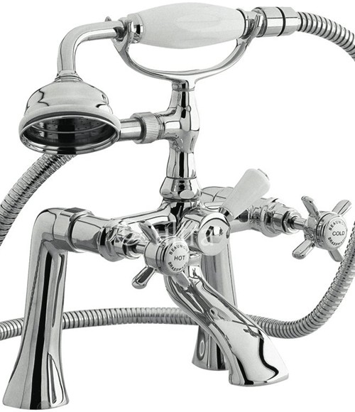 Nuie Beaumont 1/2" Bath Shower Mixer (Chrome) Size 1