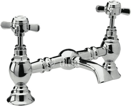 Nuie Beaumont 200Mm Bridged Basin Mixer (Chrome) Large