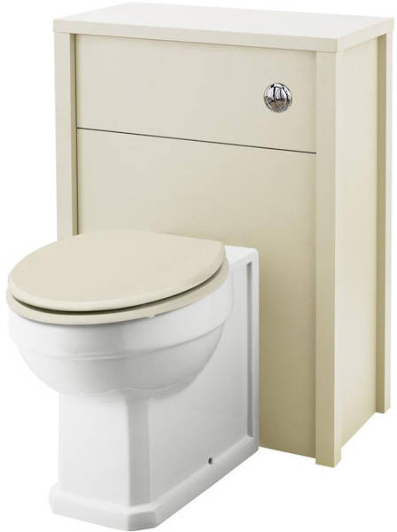 Example image of Old London Furniture 600mm Vanity, 600mm WC & Tall Unit Pack (Ivory).