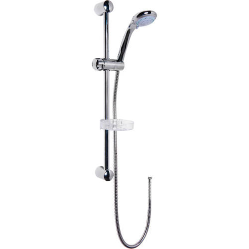 Nuie Showers Slide Rail Kit With Multi Function Handset (Chrome).