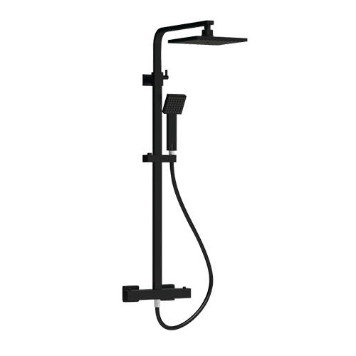 Nuie Square Thermostatic Bar Valve And Shower Kit - Image 3