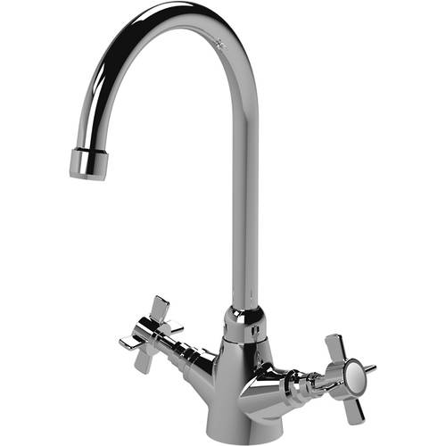Mixer Twin Lever Monobloc Tap - Image 2
