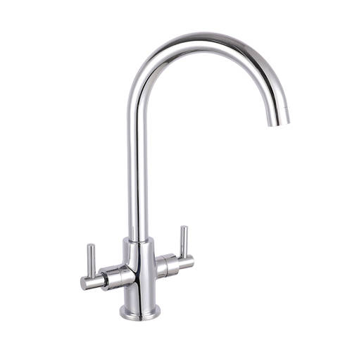 Larger image of Kitchen Mono Kitchen Tap With Swivel Spout (Chrome).