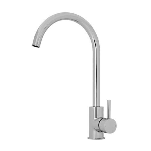 Larger image of Kitchen Mono Kitchen Tap With Lever Handle (Chrome).