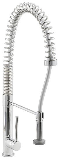 Larger image of Hudson Reed Kitchen Single lever pre-rinse mixer tap. 737mm high.