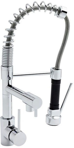 Larger image of Kitchen Professional Pull Out Spray Kitchen Tap (Chrome).