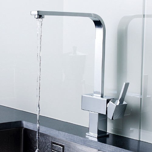Larger image of Kitchen Single Lever Side Action Kitchen Tap (Chrome).