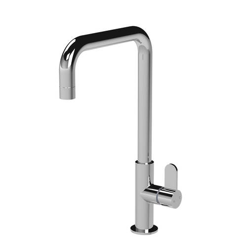 Nuie Kosi Mono Kitchen Tap With Lever Handles (Chrome). Size 1