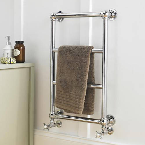 Hudson Reed Hr Traditional Epsom Traditional Towel Radiator H748 X W498 (Chrome).