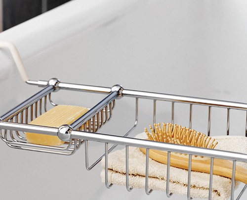 Example image of Nuie Traditional Adjustable Bath Rack.