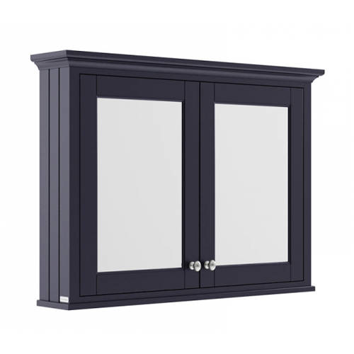 Old London 1050 mm W 750 mm H Surface Framed Mirrored Bathroom Cabinets 1 Adjustable Shelves with Mirror - Image 3