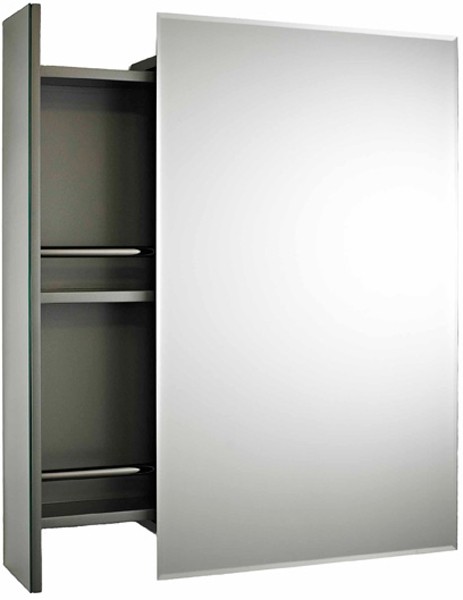 Larger image of Premier Cabinets Intrigue Mirror Bathroom Cabinet (460x750mm).
