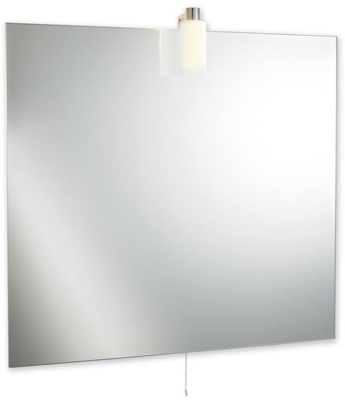 Larger image of Ultra Mirrors Elan Mirror With Light. 700x650mm.