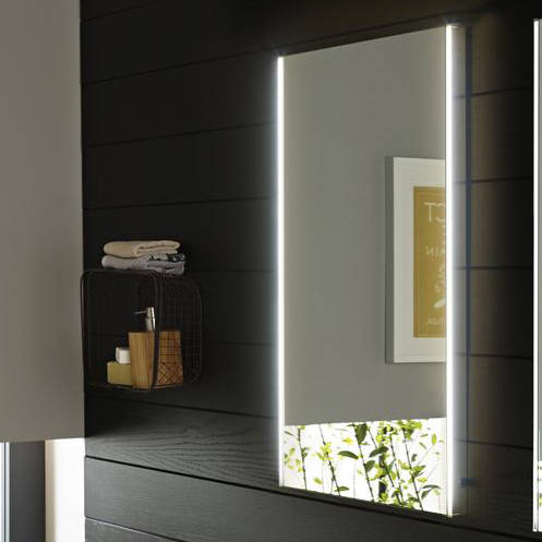 Larger image of Hudson Reed Mirrors Malvern Mirror With Motion LED Lights (500x800mm).