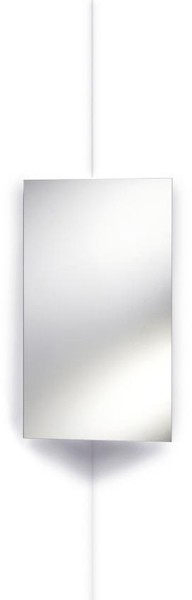 Larger image of Ultra Cabinets Avant Corner Mirror Cabinet. 380x650mm.