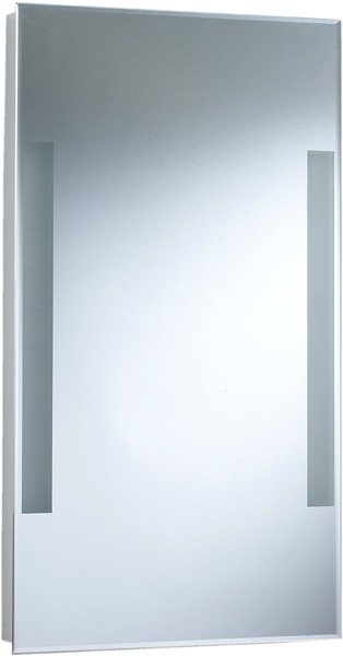 Larger image of Hudson Reed Mirrors Aida Backlit Bathroom Mirror. Size 450x800mm.