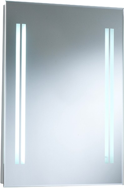 Larger image of Hudson Reed Mirrors Adriana Backlit Bathroom Mirror. Size 500x700mm.