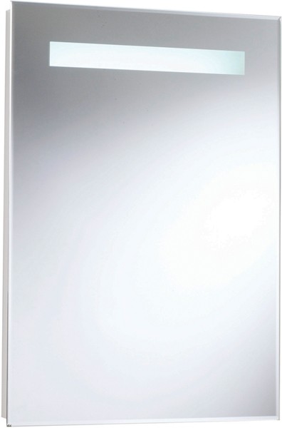 Larger image of Ultra Mirrors Tosca Backlit Bathroom Mirror. Size 500x700mm.