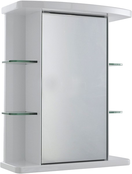 Larger image of Ultra Cabinets Verve Mirror Bathroom Cabinet. 530x670x255mm.