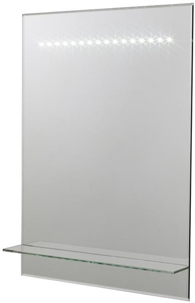 Larger image of Ultra Mirrors Beam Touch Sensor Mirror with LED Lights & Shelf.