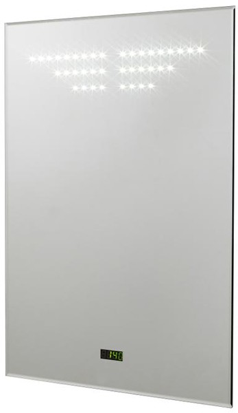 Larger image of Ultra Mirrors Facet Touch Sensor Mirror with LED Lights.
