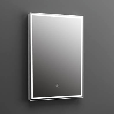 Nuie Light Lyra Touch Sensor Led Mirror With Demister | Glass/Aluminium | 700Mm X 500Mm - Image 5