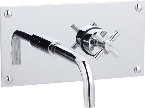 Larger image of Hudson Reed Tec Wall Mounted Thermostatic Sequential Bath Filler.