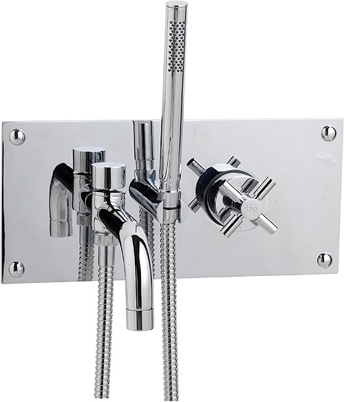 Larger image of Hudson Reed Tec Thermostatic Sequential Bath Shower Mixer.