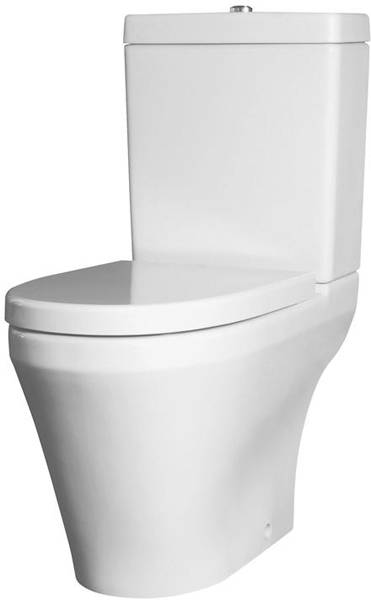 Example image of Premier Marlow Semi Flush Toilet With 520mm Basin & Semi Pedestal.