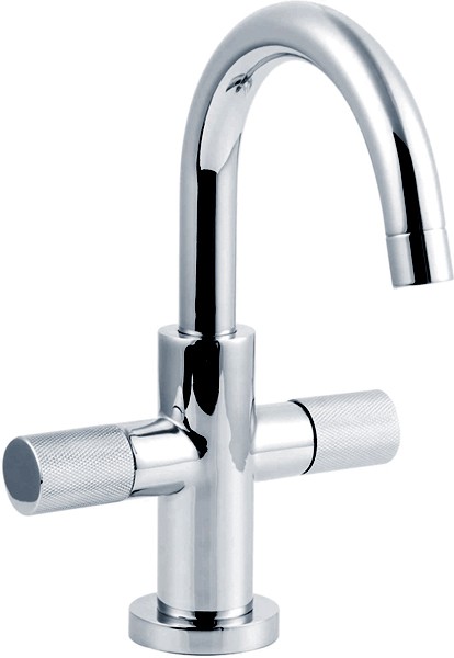 Larger image of Ultra Laser Basin Tap With Swivel Spout & Pop Up Waste (Chrome).